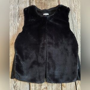 Maurices Plush Black Vest
